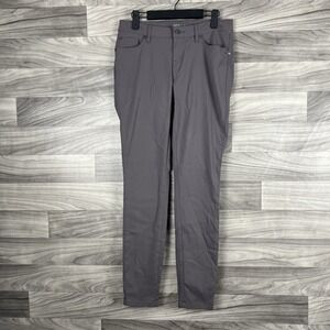 Prana Pants Women's 6 Gray Skinny Leg Outdoor Lightweight Camping Hiking Walking